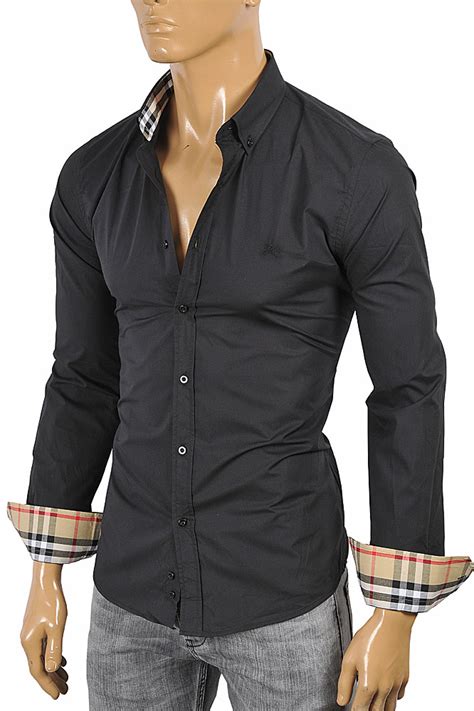 burberry fits men's formal shirts|designer shirt burberry for men.